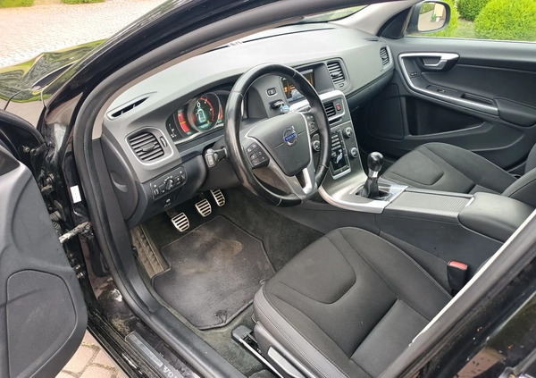 Volvo V60 cena 43777 przebieg: 178000, rok produkcji 2014 z Rydzyna małe 232